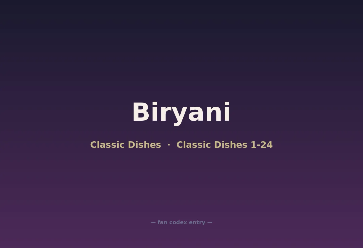 Biryani
