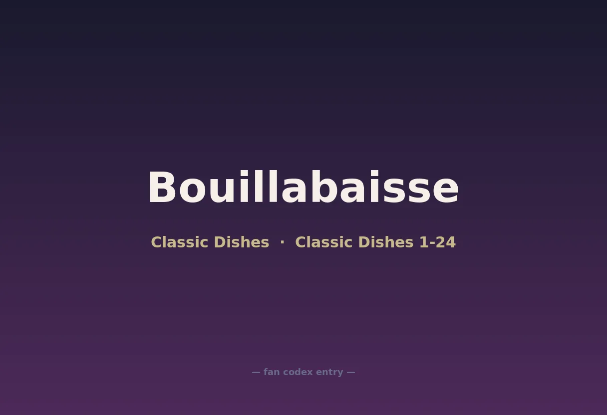 Bouillabaisse