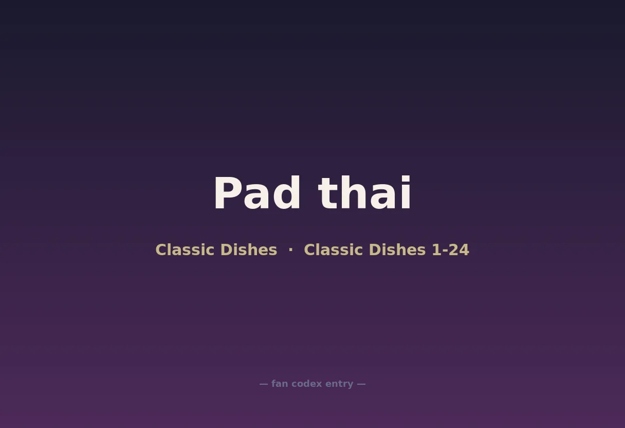 Pad thai
