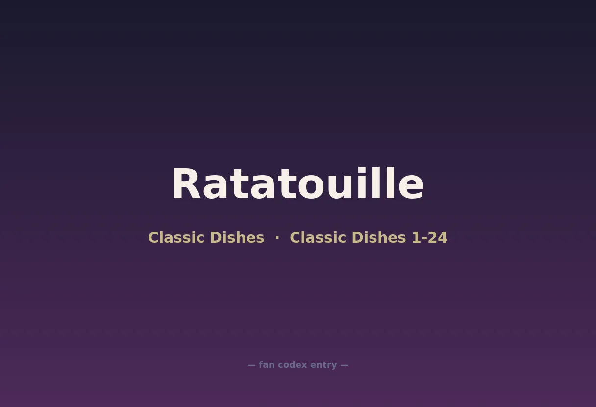 Ratatouille
